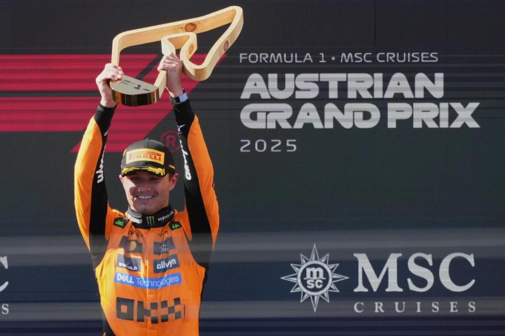 Lando gana en Red bull ring y aviva la lucha por el&nbsp;titulo