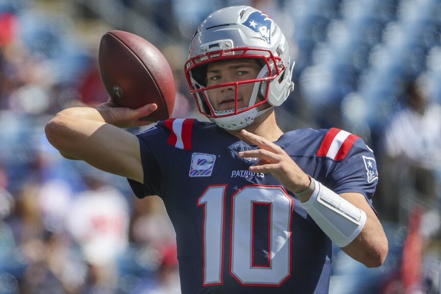 Drake Maye toma el control y New England firma su victoria más sólida del&nbsp;año