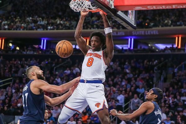Los Knicks aplastan a Minnesota con una segunda mitad demoledora&nbsp;137-114