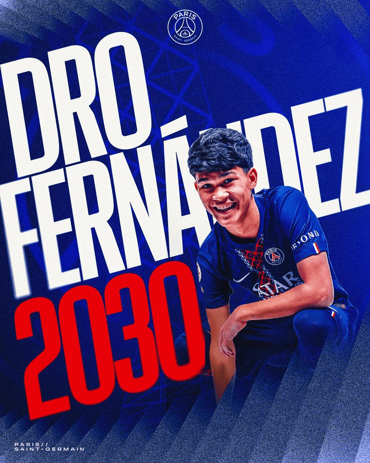 Oficial: Dro Fernández es nuevo jugador del&nbsp;PSG.