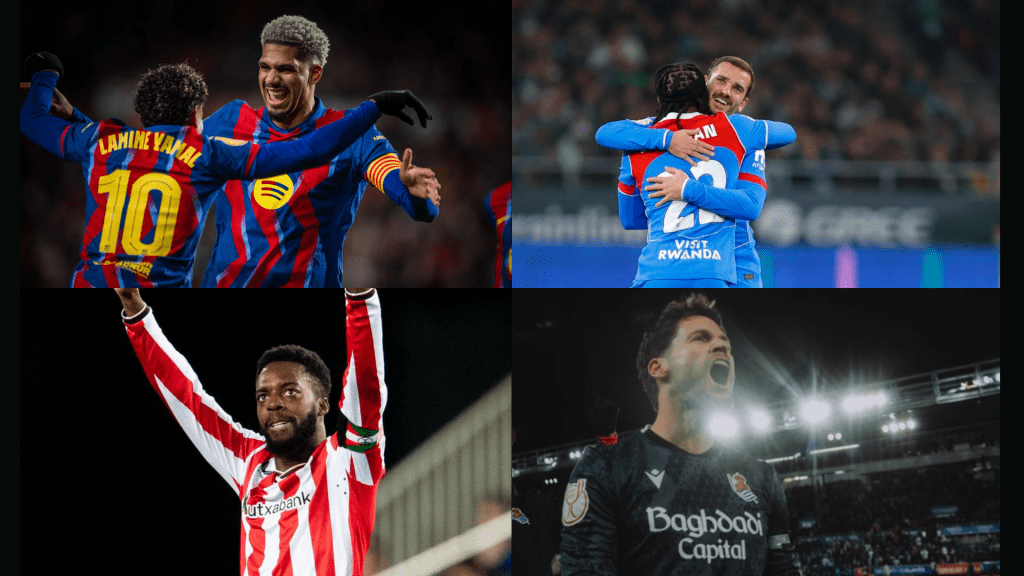 Los ultimos 4: Estos son los semifinalistas de la Copa del&nbsp;Rey