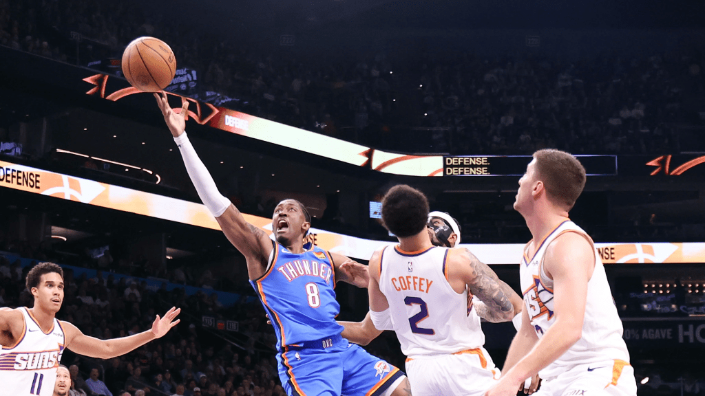 Oklahoma City Thunder arrasa 136-109 a los Phoenix&nbsp;Suns