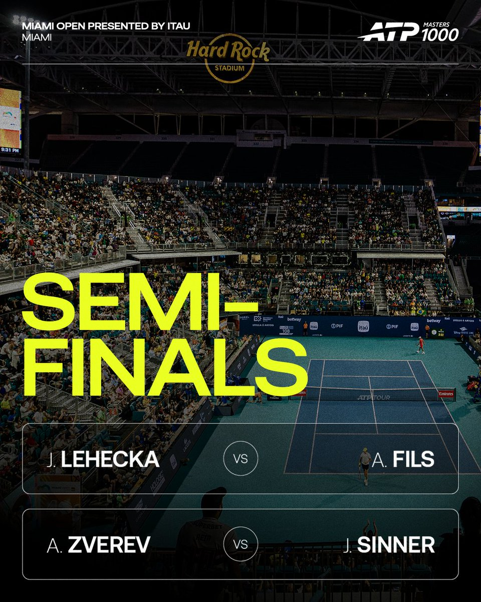 Zverev y Sinner avanzan con autoridad a semifinales